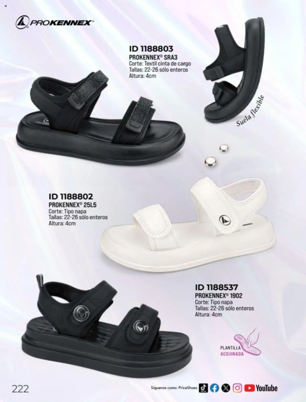Nuevas ofertas de Price Shoes válidas en toda la República Mexicana desde el 27.01.2025. ¡Encuentra las mejores ofertas en Price Shoes catálogo Sandalias! | Página: 222 | Productos: Cinta, Flexible