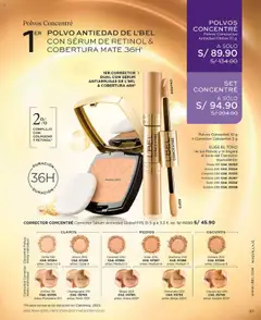 Catálogo L'Bel válido desde 22.08.2025 | Página: 37 | Productos: Té, Maquillaje, Corrector, Polvo