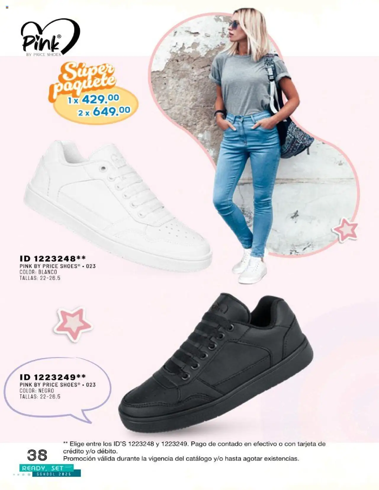 Nuevas ofertas de Price Shoes válidas en toda la República Mexicana desde el 26.08.2025. ¡Encuentra las mejores ofertas en Price Shoes - Catálogo Ready for School ! | Página: 38