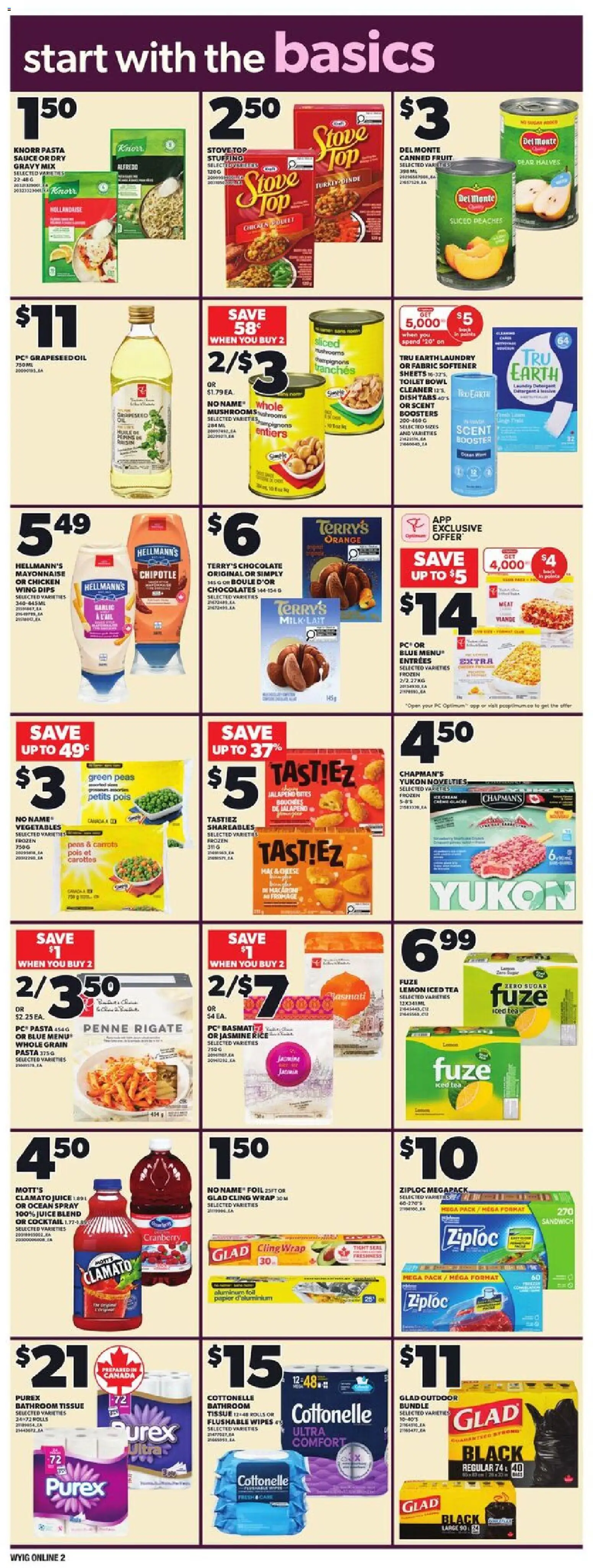 Independent Grocer flyer valid from 04.12.2025 | Page: 9 | Products: Pasta, PC, Juice, Chicken