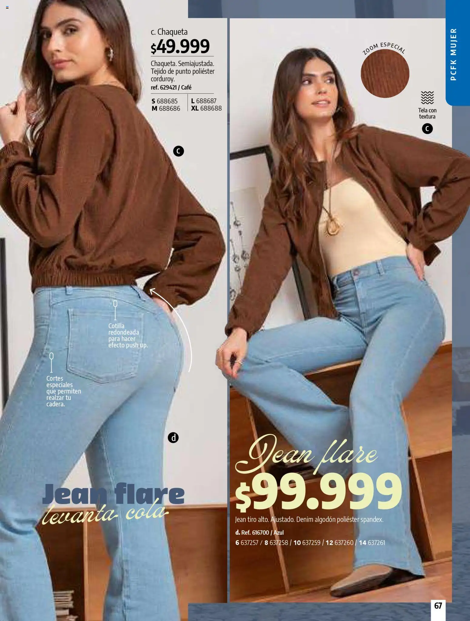 Pacifika revista - valida desde el 24.02.2026 | Página: 69 | Productos: Algodón, Jean, Chaqueta, Café