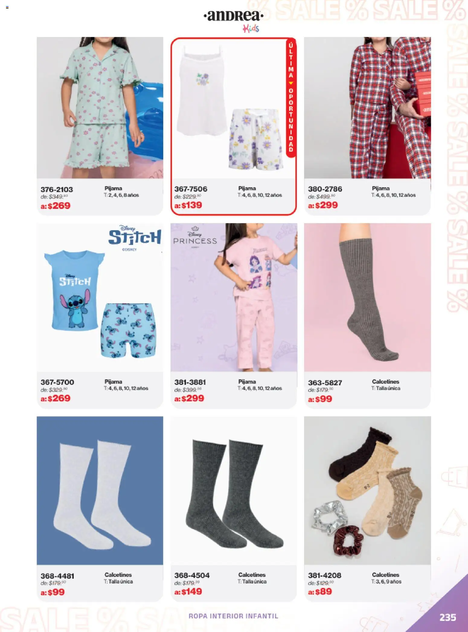 Nuevas ofertas de Andrea válidas en toda la República Mexicana desde el 21.12.2025. ¡Encuentra las mejores ofertas en Andrea catálogo Outlet! | Página: 235 | Productos: Pijama, Ropa, Ropa interior