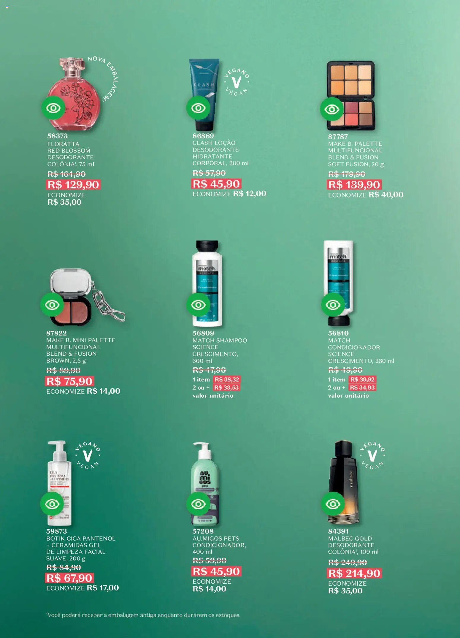 O Boticário Folheto - válido de 23.03.2026 | Página: 194 | Produtos: Shampoo, Condicionador, Multifuncional, Desodorante