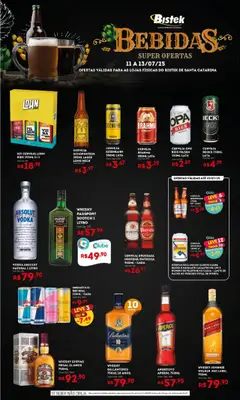 Bistek Supermercados - Ofertas Bebidas - Pré-Visualização do folheto da loja Bistek Supermercados, válido de 11.07.2025