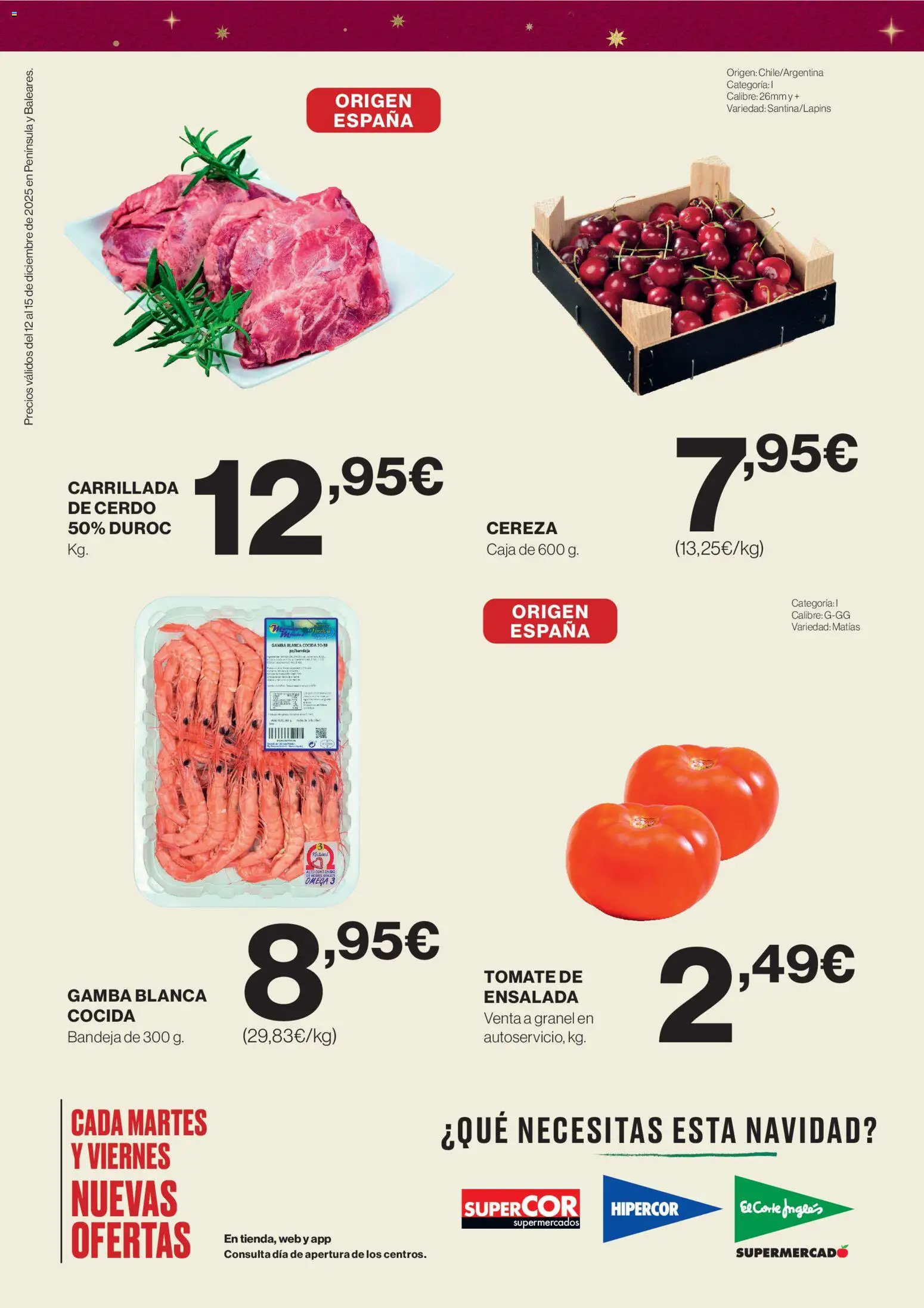 Nuevas ofertas de El Corte Inglés válidas en toda la República Mexicana desde el 12.12.2025. ¡Encuentra las mejores ofertas en El Corte Inglés catálogo! | Página: 2 | Productos: Bandeja, Tomate, Cerdo, Caja