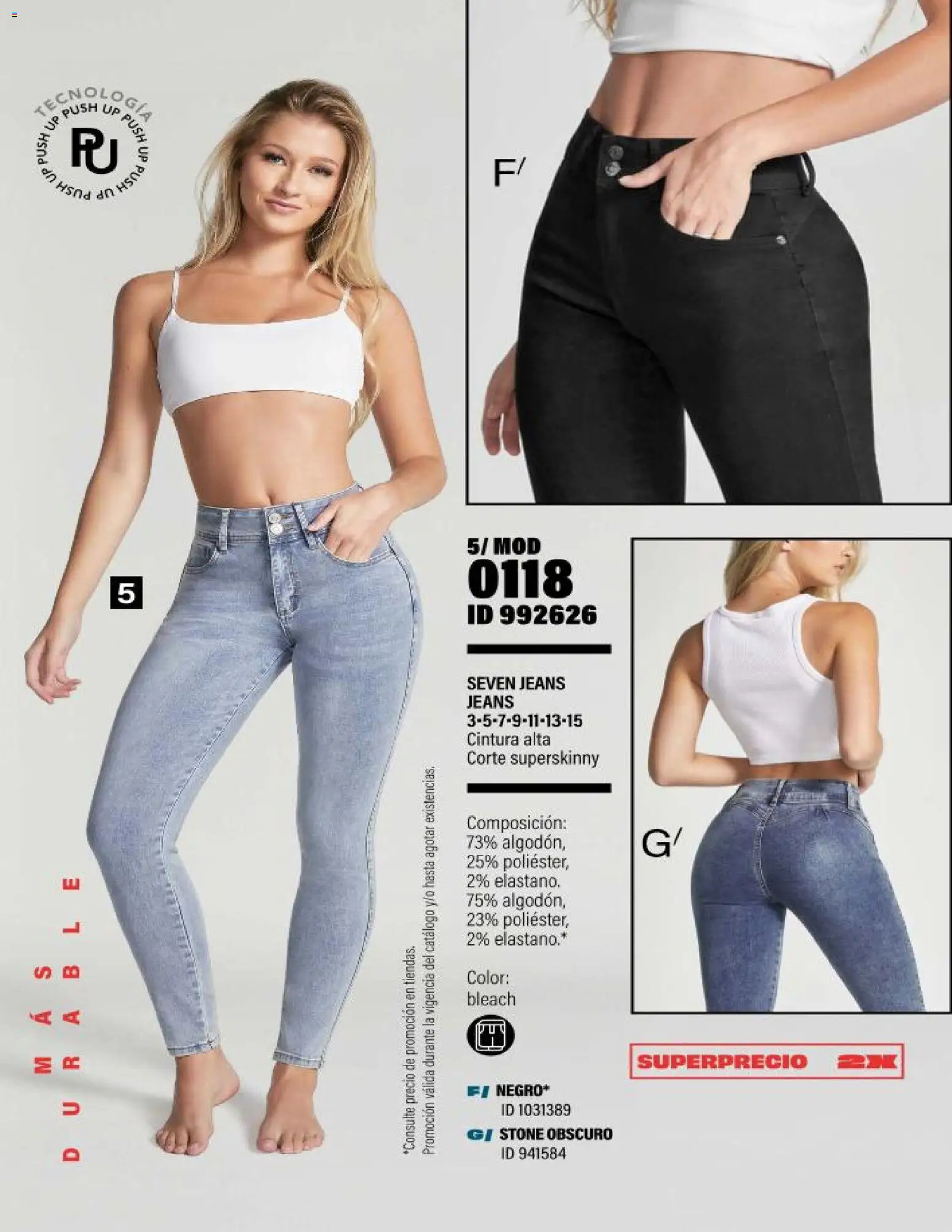 Nuevas ofertas de Price Shoes válidas en toda la República Mexicana desde el 15.11.2025. ¡Encuentra las mejores ofertas en Price Shoes catálogo Jeans Básicos! | Página: 14