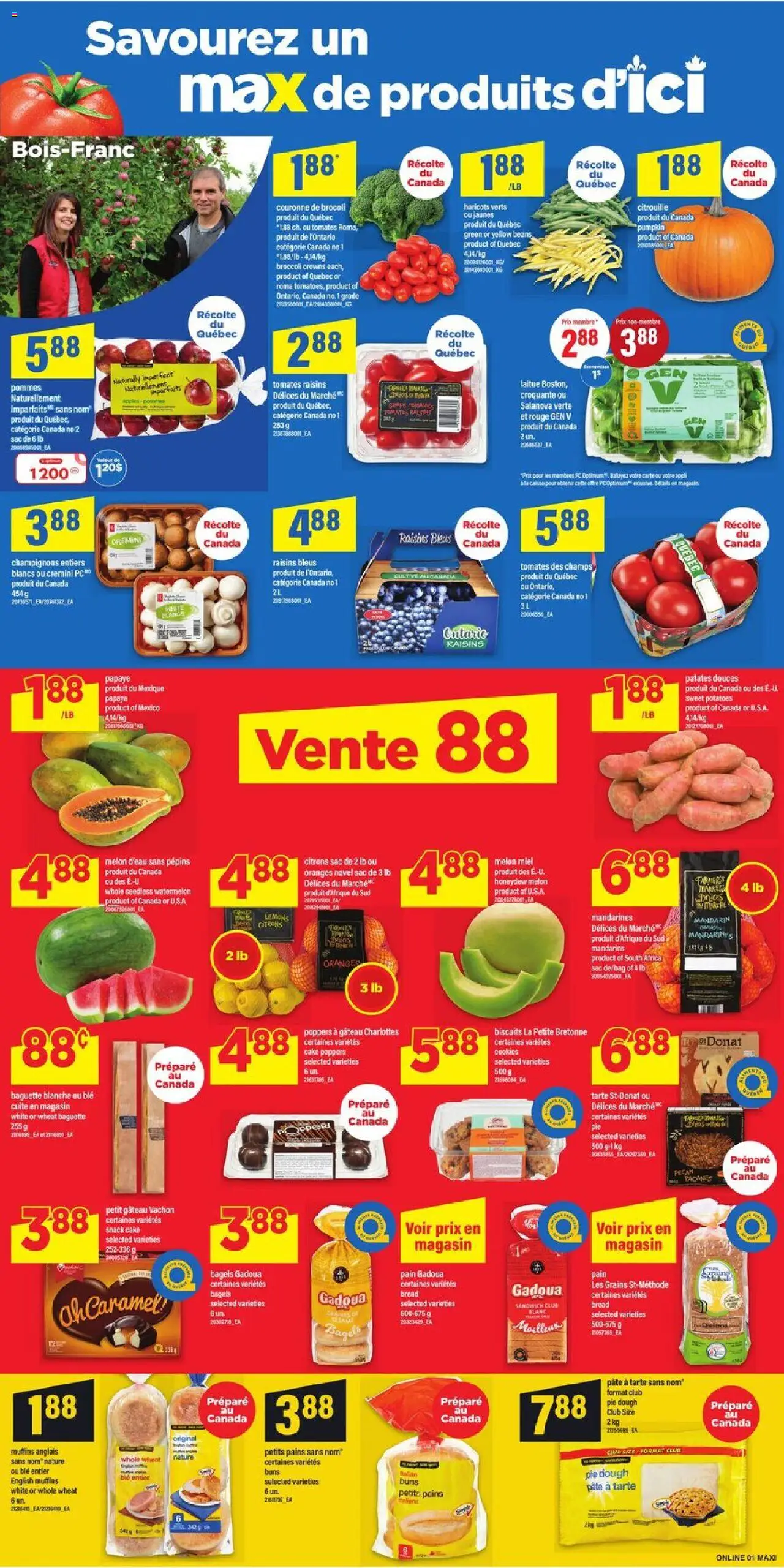Maxi flyer valid from 11.09.2025 | Page: 3 | Products: PC, Bag, Bread, Oranges