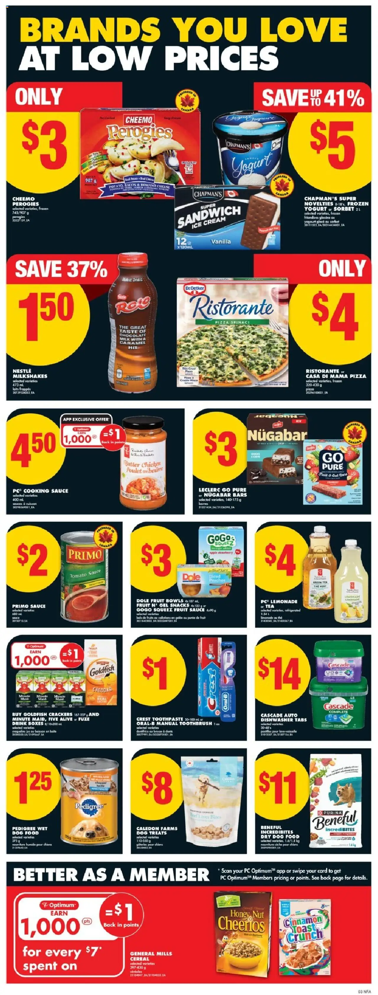 No Frills flyer valid from 21.08.2025 | Page: 4 | Products: Cream, Ice cream, Butter, Chocolate