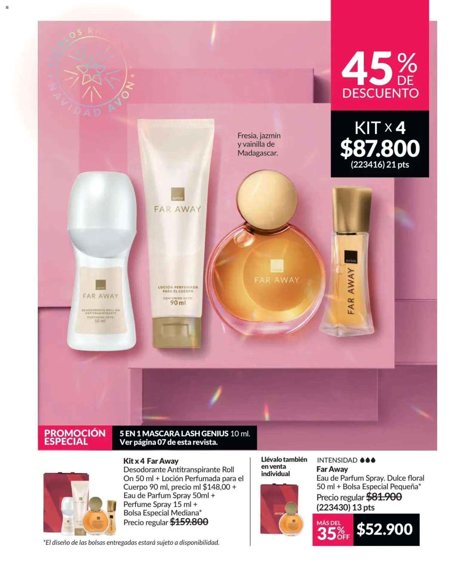 Avon revista - valida desde el 17.11.2025 | Página: 10 | Productos: Bolsa, Perfume, Máscara, Antitranspirante