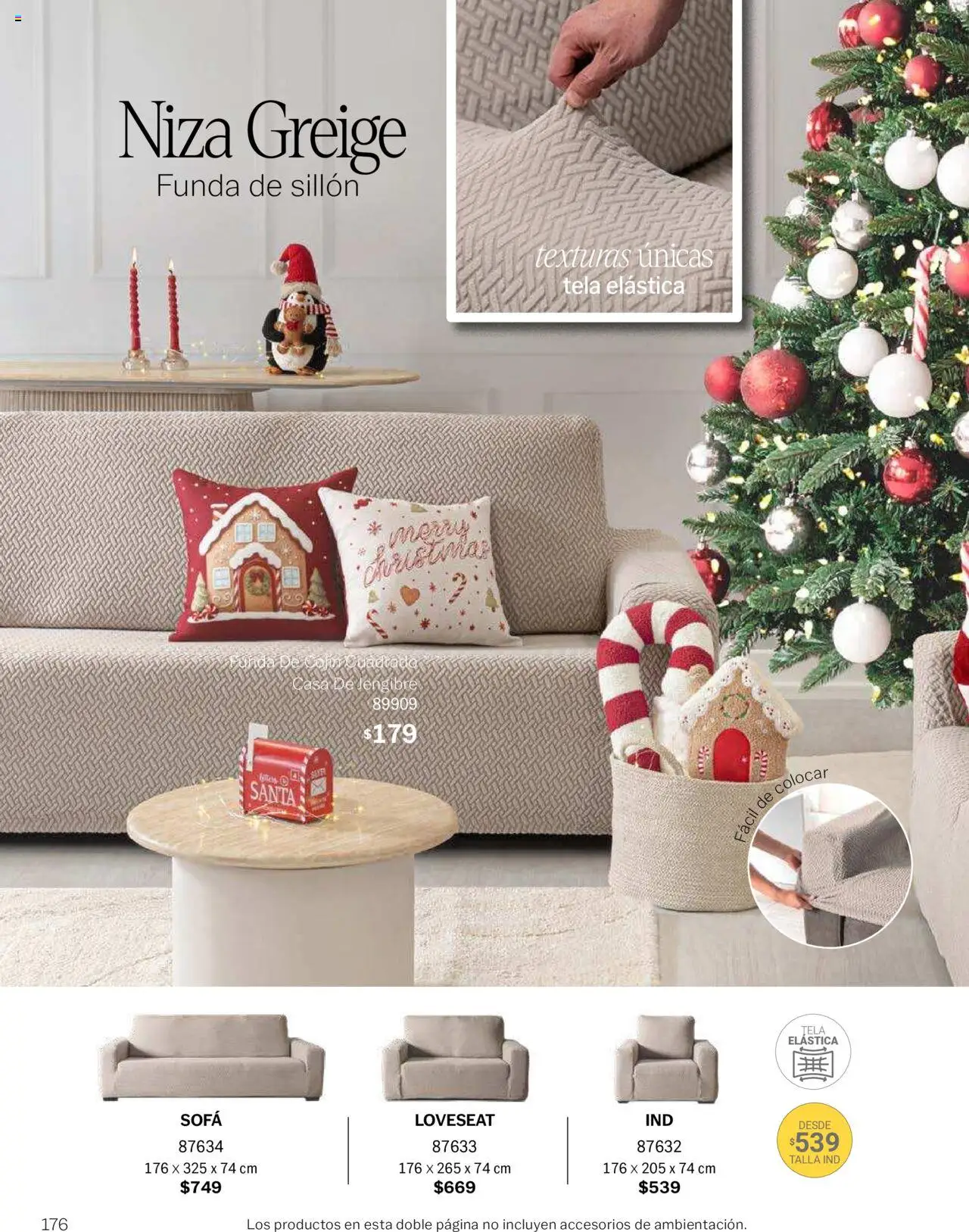 Nuevas ofertas de Vianney válidas en toda la República Mexicana desde el 15.08.2025. ¡Encuentra las mejores ofertas en Vianney - Catálogo Invierno! | Página: 178 | Productos: Sofá, Sillón, Funda