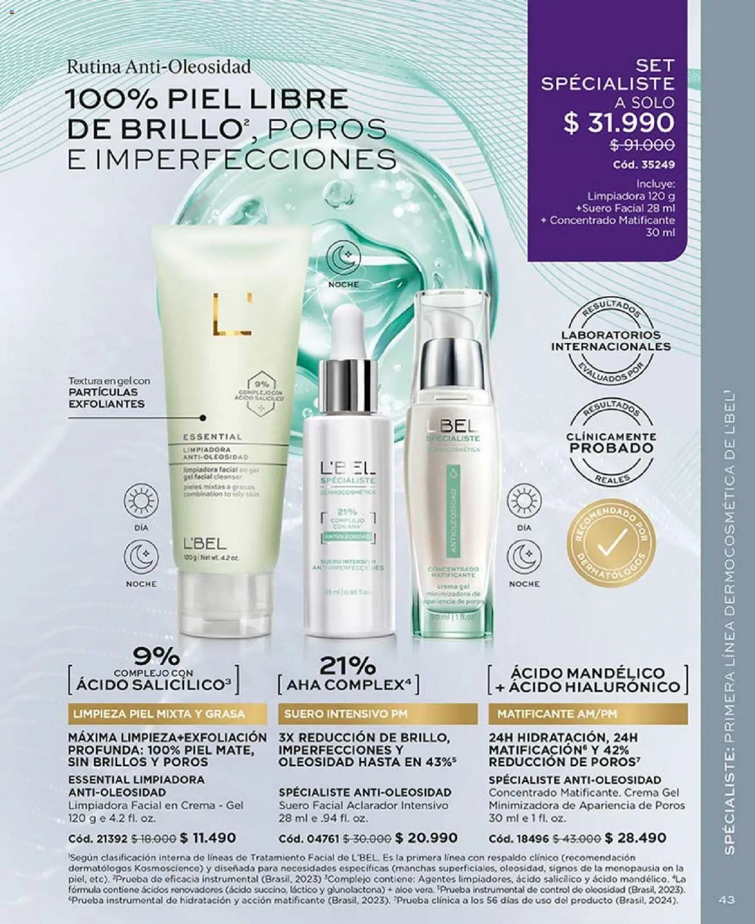 Catálogo L'Bel Campaña 1 │ válido desde el 01.01.2026 | Página: 43 | Productos: Crema