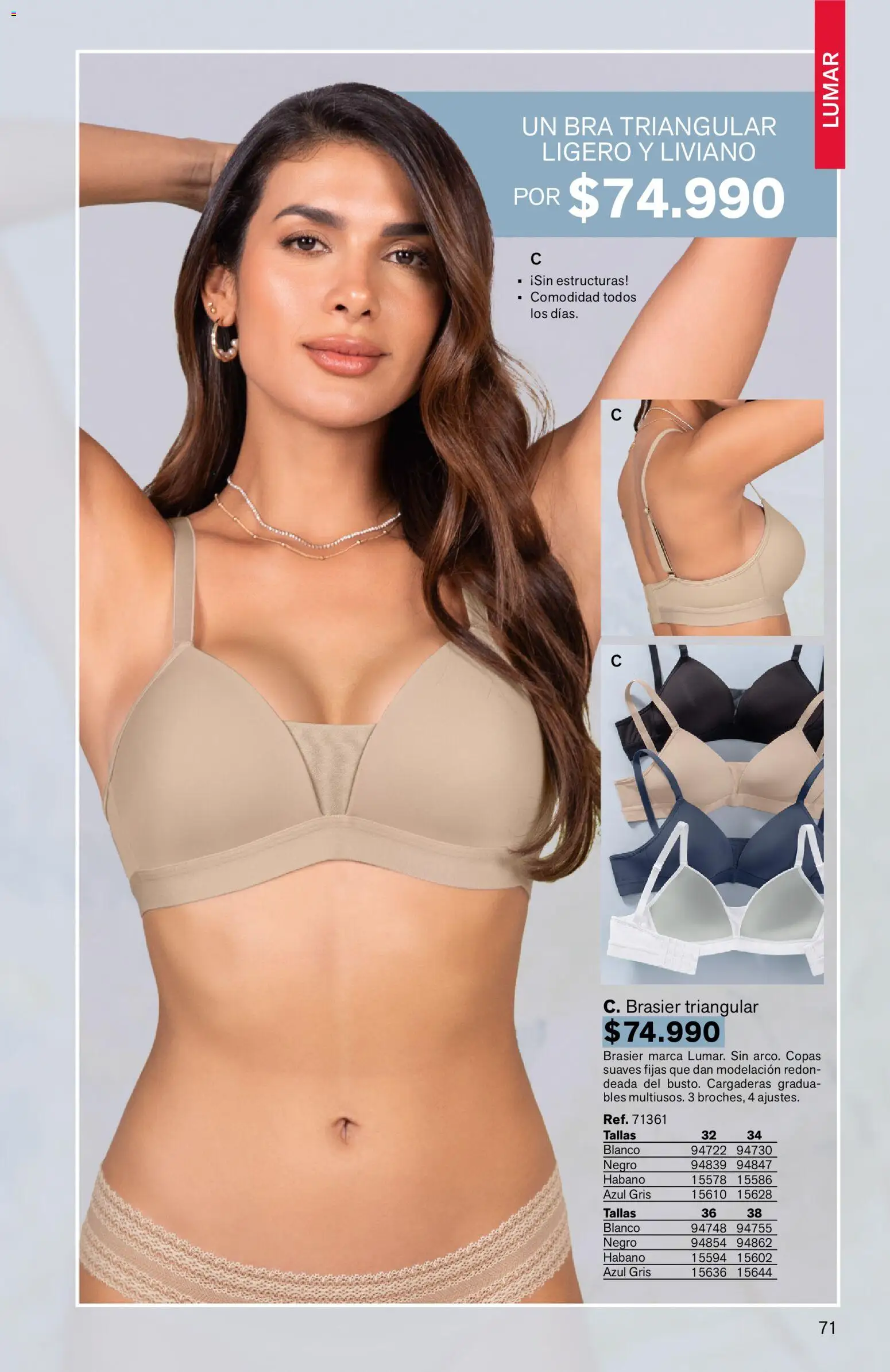 Leonisa revista - valida desde el 03.04.2026 | Página: 71 | Productos: Brasier