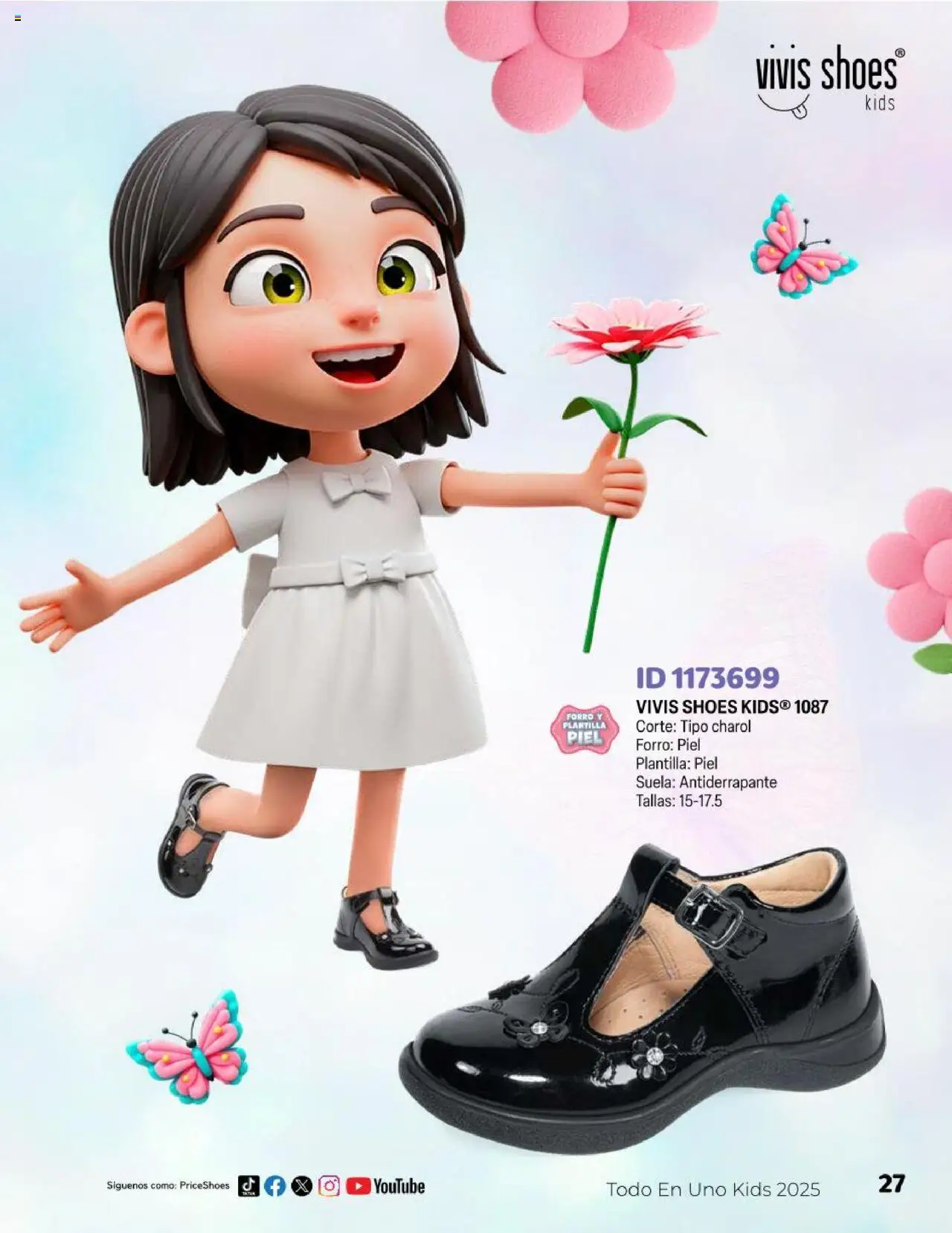 Nuevas ofertas de Price Shoes válidas en toda la República Mexicana desde el 23.04.2025. ¡Encuentra las mejores ofertas en Price Shoes catálogo Kids! | Página: 27
