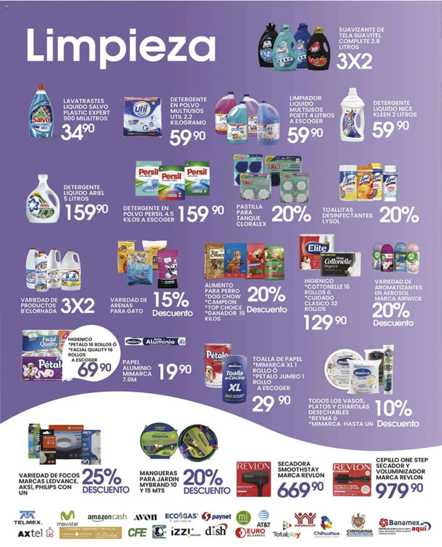 Nuevas ofertas de Alsuper válidas en toda la República Mexicana desde el 07.04.2026. ¡Encuentra las mejores ofertas en Alsuper folleto Chihuahua-Estado! | Página: 5 | Productos: Detergente, Secadora, Suavizante, Polvo