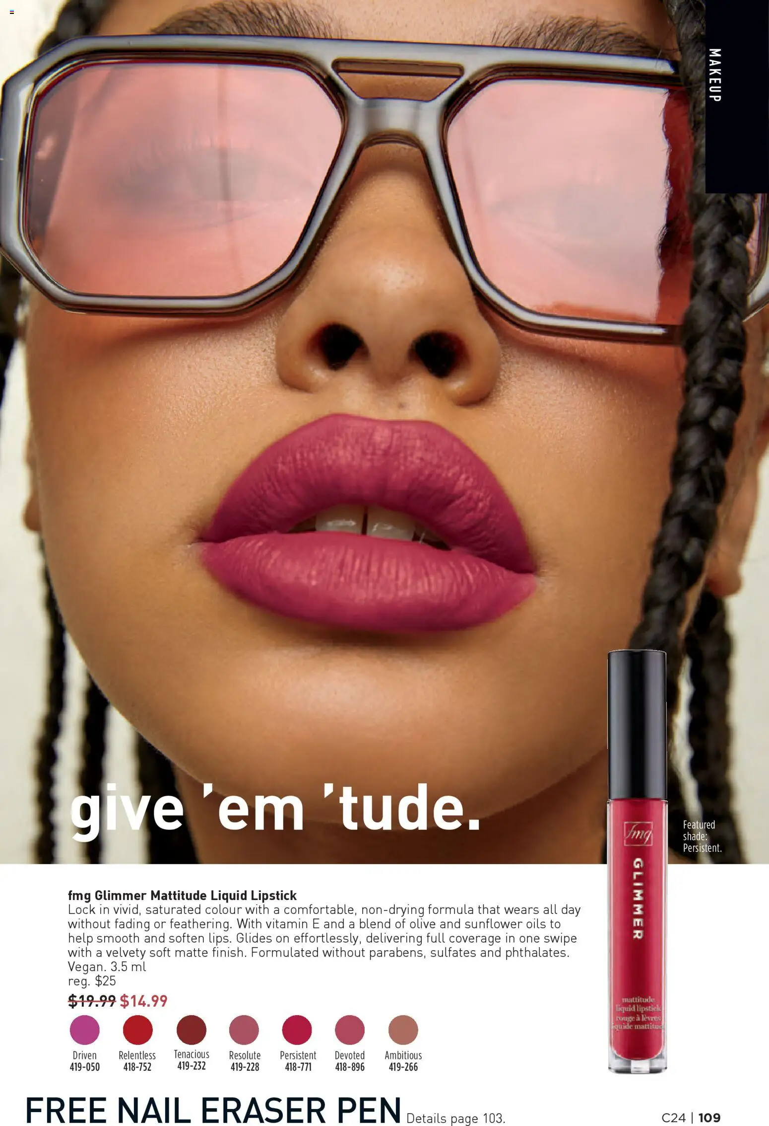 Avon flyer valid from 20.11.2025 | Page: 109 | Products: Lipstick