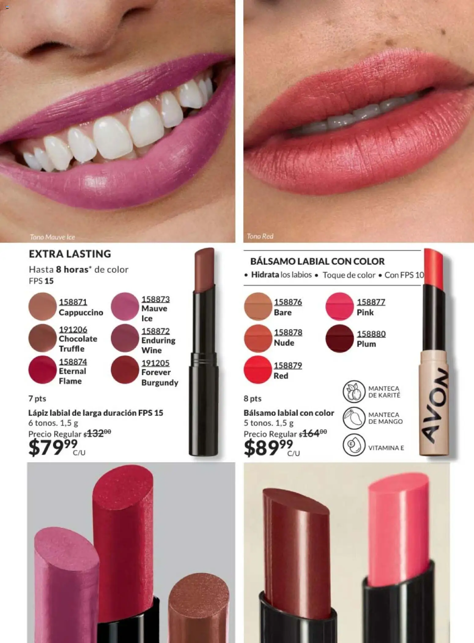 Nuevas ofertas de AVON válidas en toda la República Mexicana desde el 07.11.2025. ¡Encuentra las mejores ofertas en AVON campaña 17 2025! | Página: 122 | Productos: Mango, Chocolate, Bálsamo, Lápiz labial