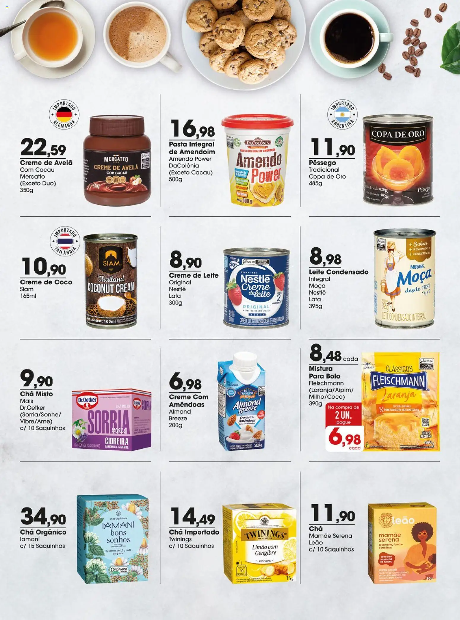 Zaffari Folheto - válido de 28.04.2026 | Página: 6 | Produtos: Coco, Amendoim, Creme, Avelã