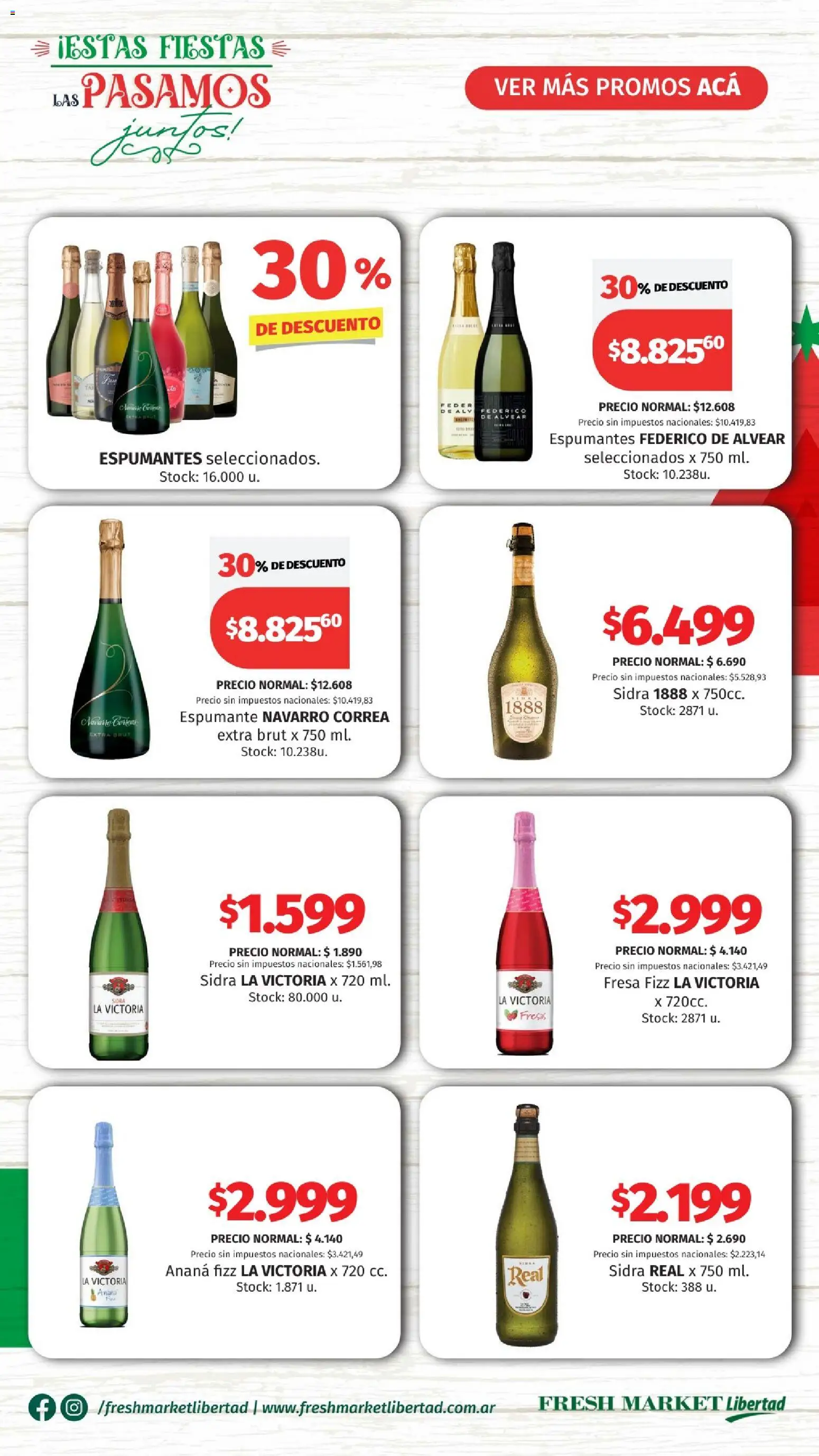 Hipermercado Libertad - ESPECIAL NAVIDAD │ válido desde el 11.12.2025 | Página: 6 | Productos: Ananá, Fresas