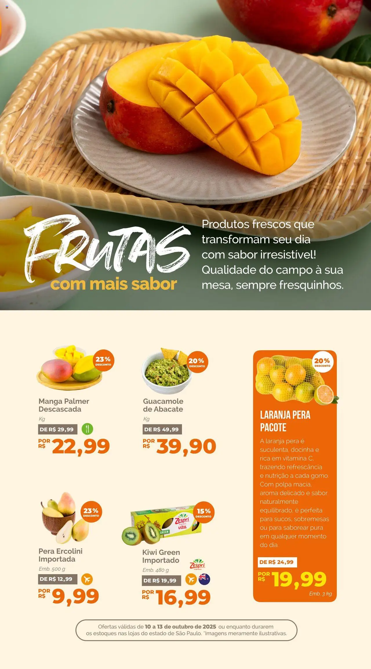 Oba Hortifruti Folheto - válido de 10.10.2025 | Página: 5 | Produtos: Pera, Kiwi