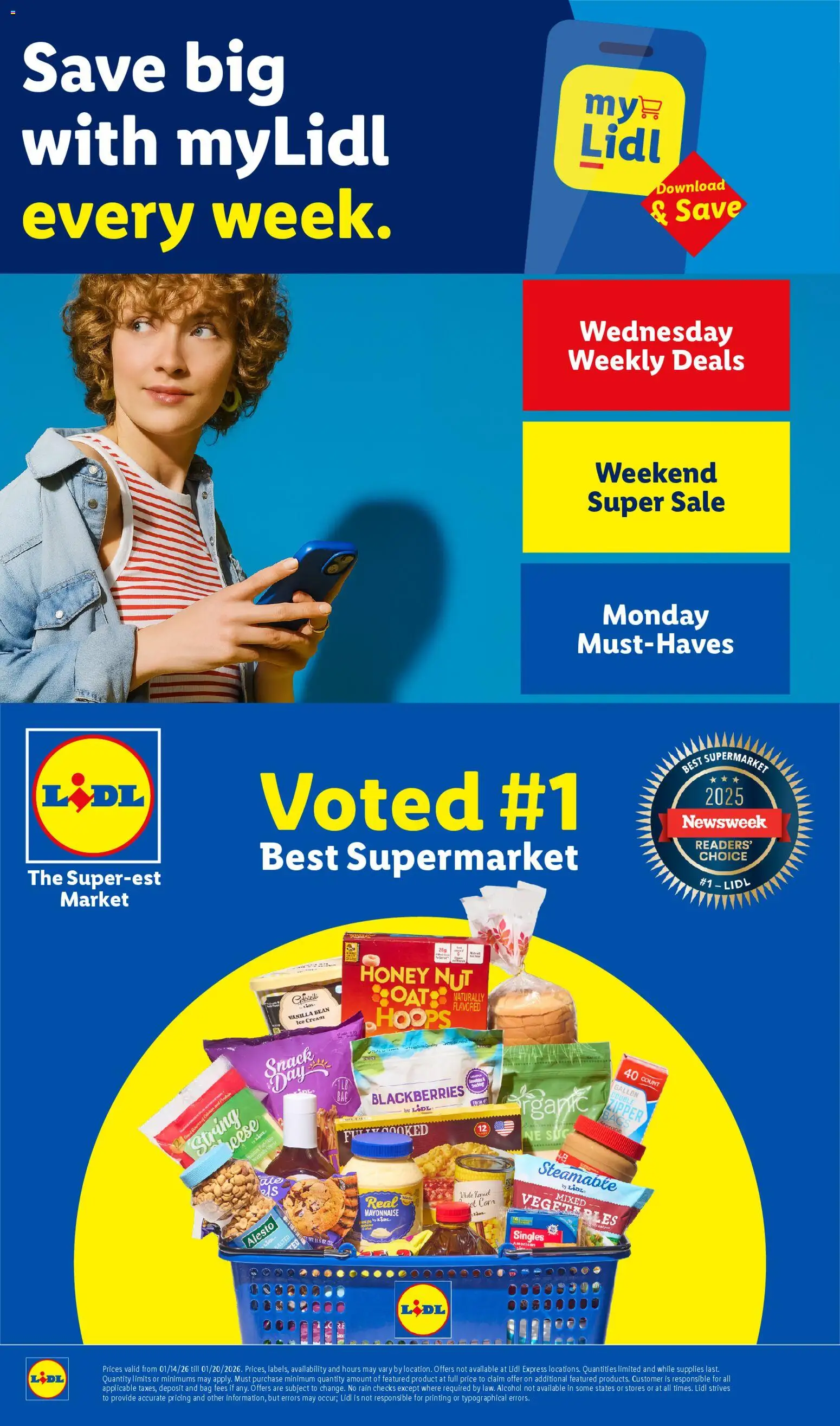 Lidl Weekly Ad - valid from 14.01.2026 | Page: 34 | Products: Cream, Ice cream, Mayonnaise, Tv