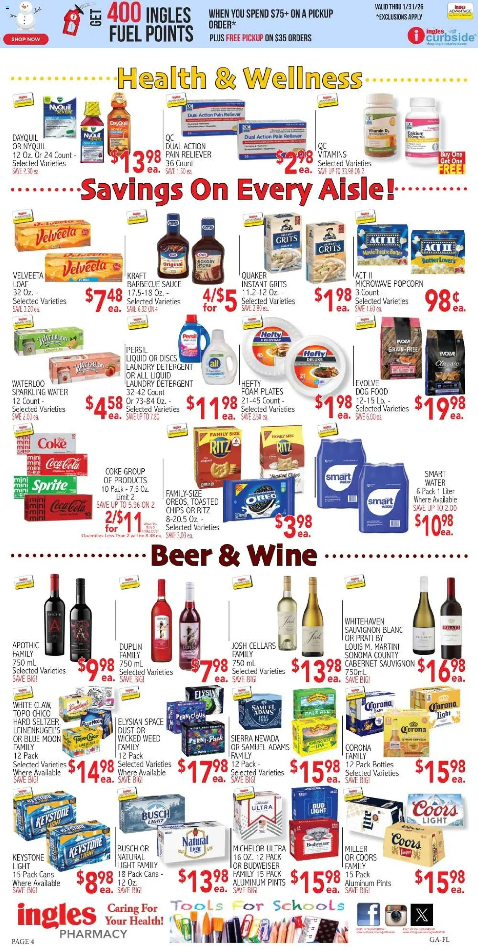 Ingles - Weekly flyer - valid from 28.01.2026 | Page: 4 | Products: Vitamin, Wine, Detergent, Sauce