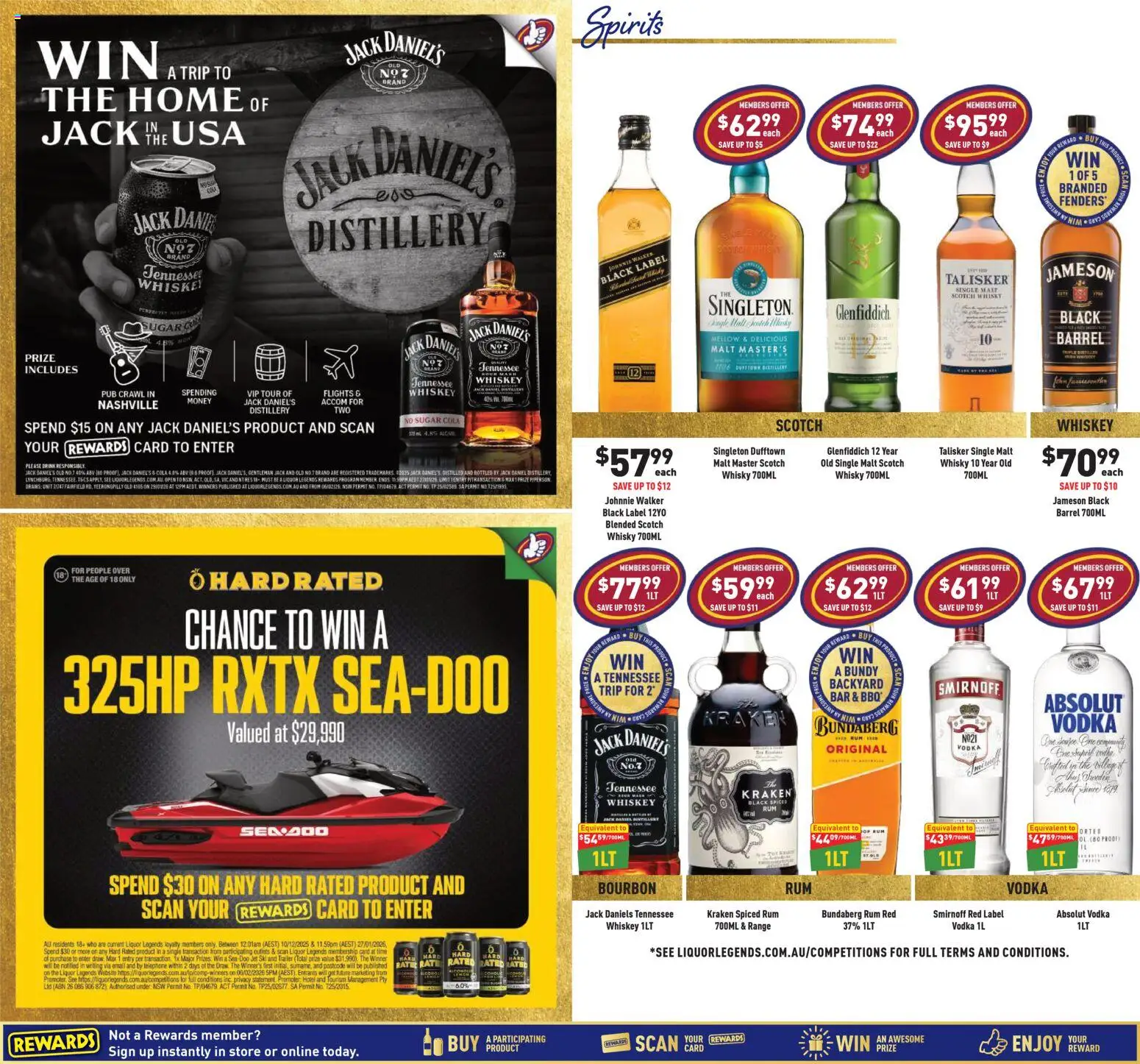 Liquor Legends catalogue - valid from 10.12.2025 | Page: 4 | Products: Bourbon, Whiskey, Sugar, Scotch