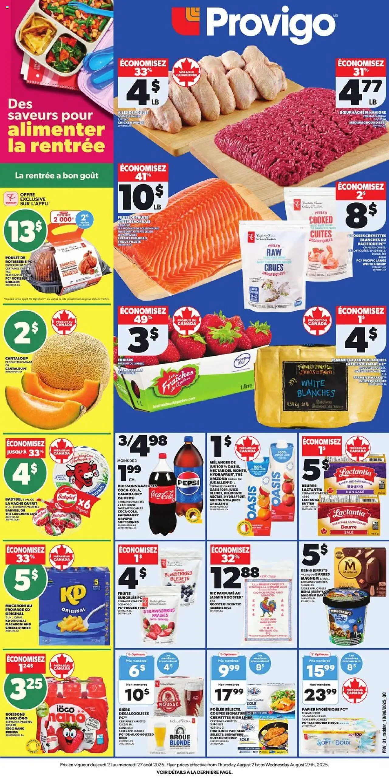Provigo flyer valid from 21.08.2025 | Page: 1