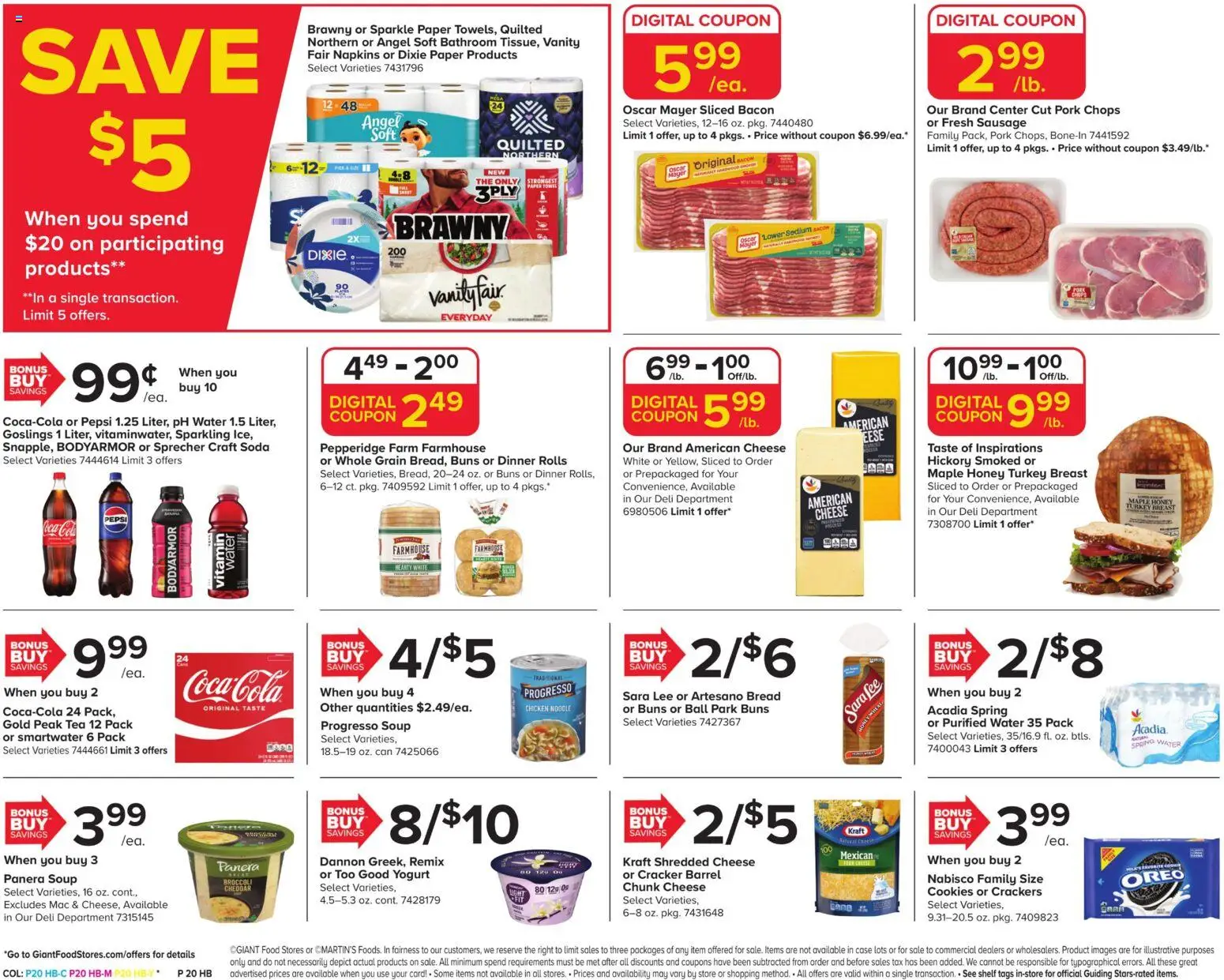 Giant Weekly Ad - valid from 24.10.2025 | Page: 4 | Products: Broccoli, Shelf, Cheese, Cookies