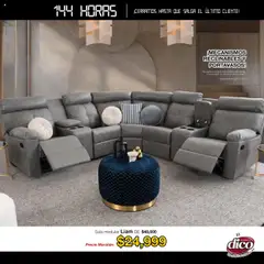 Vista previa de Muebles Dico - Catálogo Venta Maratónica Pacifico, nuevo folleto de la tienda, válido en México a partir del 01.01.2025 | Página: 25 | Productos: Café, Modular