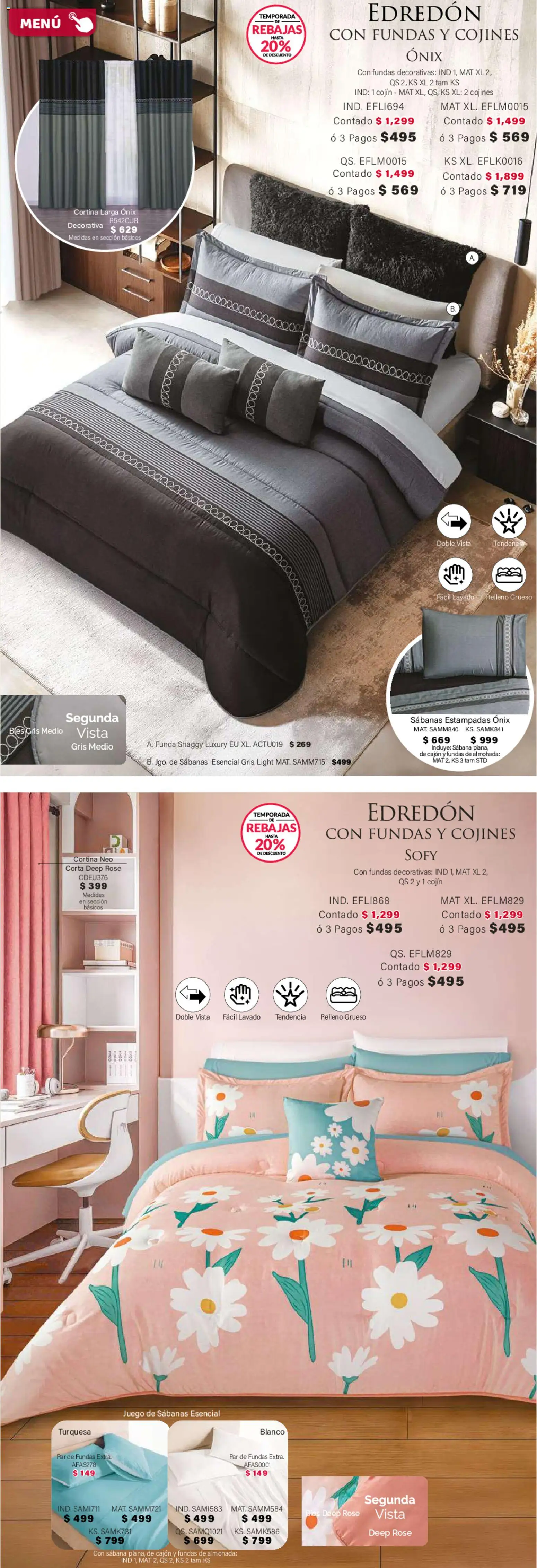 ¡El último » catálogo de Colchas Concord para Abril « está aquí! Descubre las SUPER OFERTAS. | México