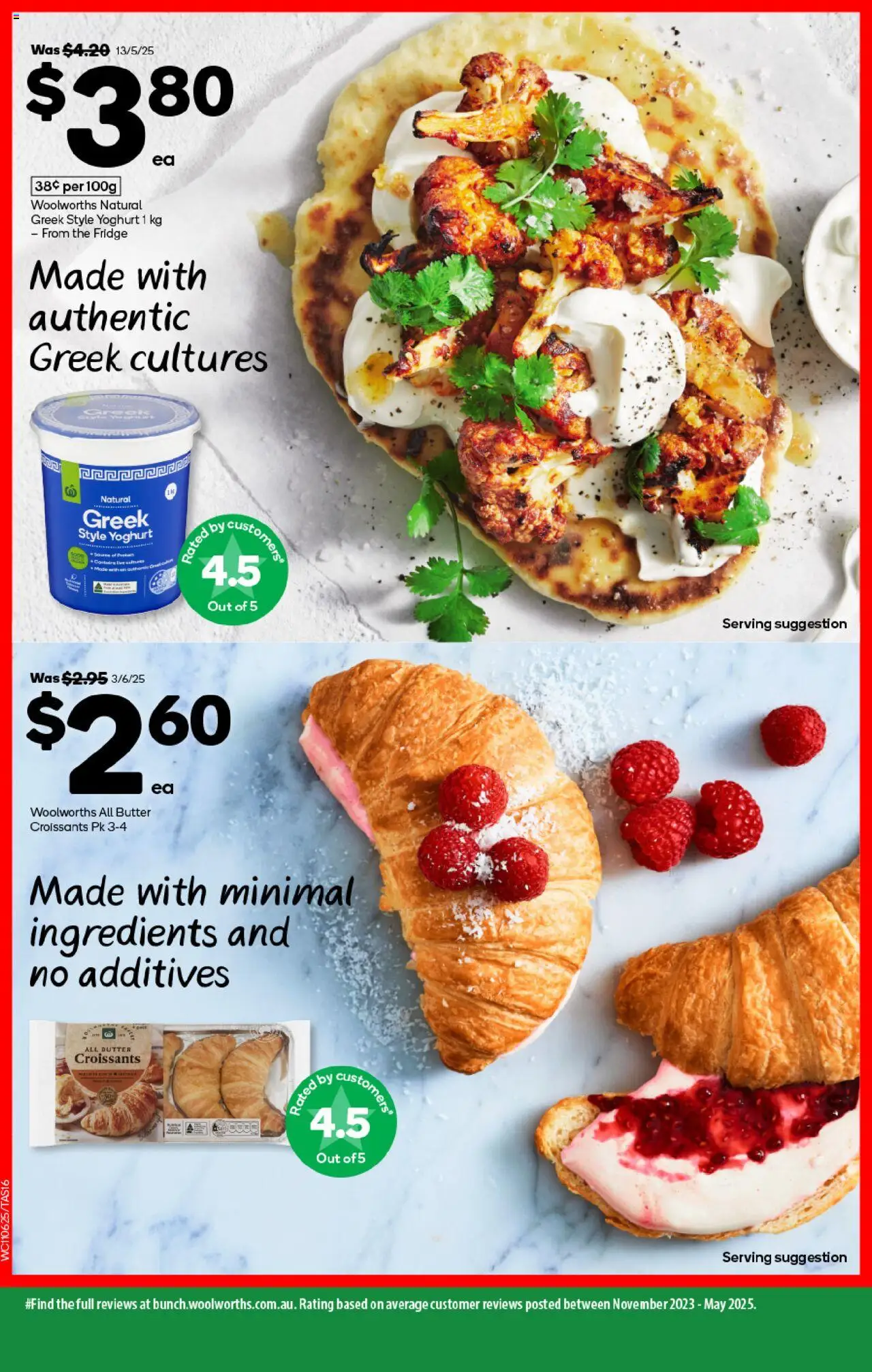 Woolworths catalogue - valid from 11.06.2025 | Page: 16 | Products: Butter, Yoghurt, Fridge