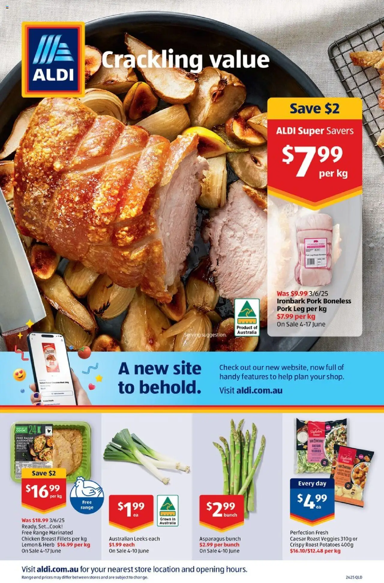 Aldi catalogue - valid from 11.06.2025 | Page: 33 | Products: Herb, Pork, Leeks, Lemon
