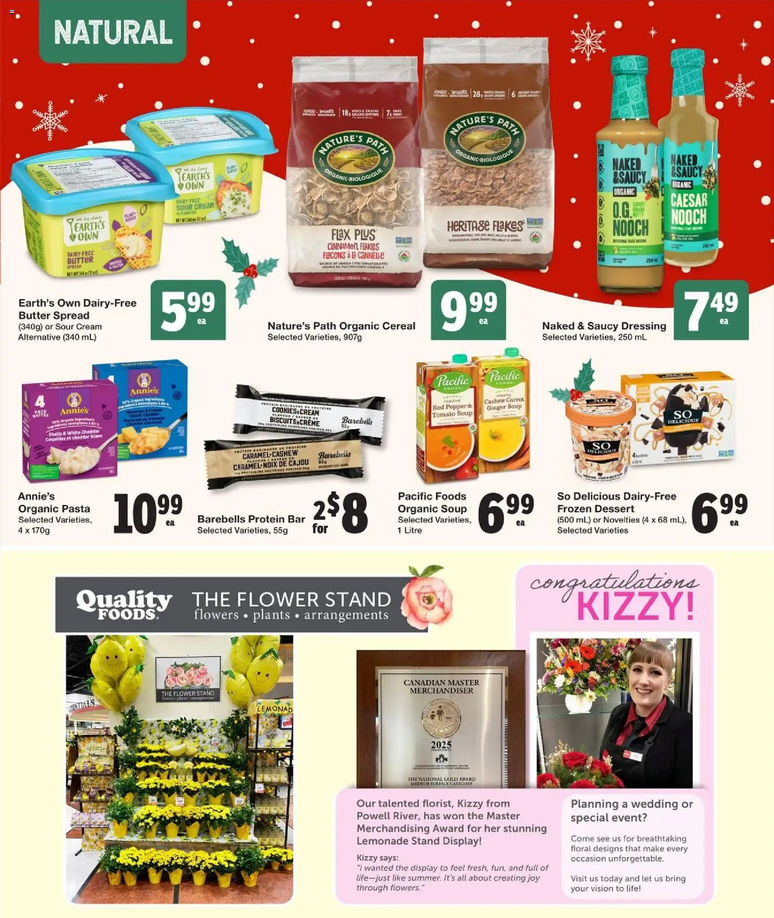 Quality Foods flyer valid from 11.12.2025 | Page: 15 | Products: Sour cream, Flakes, Cheese, Oil