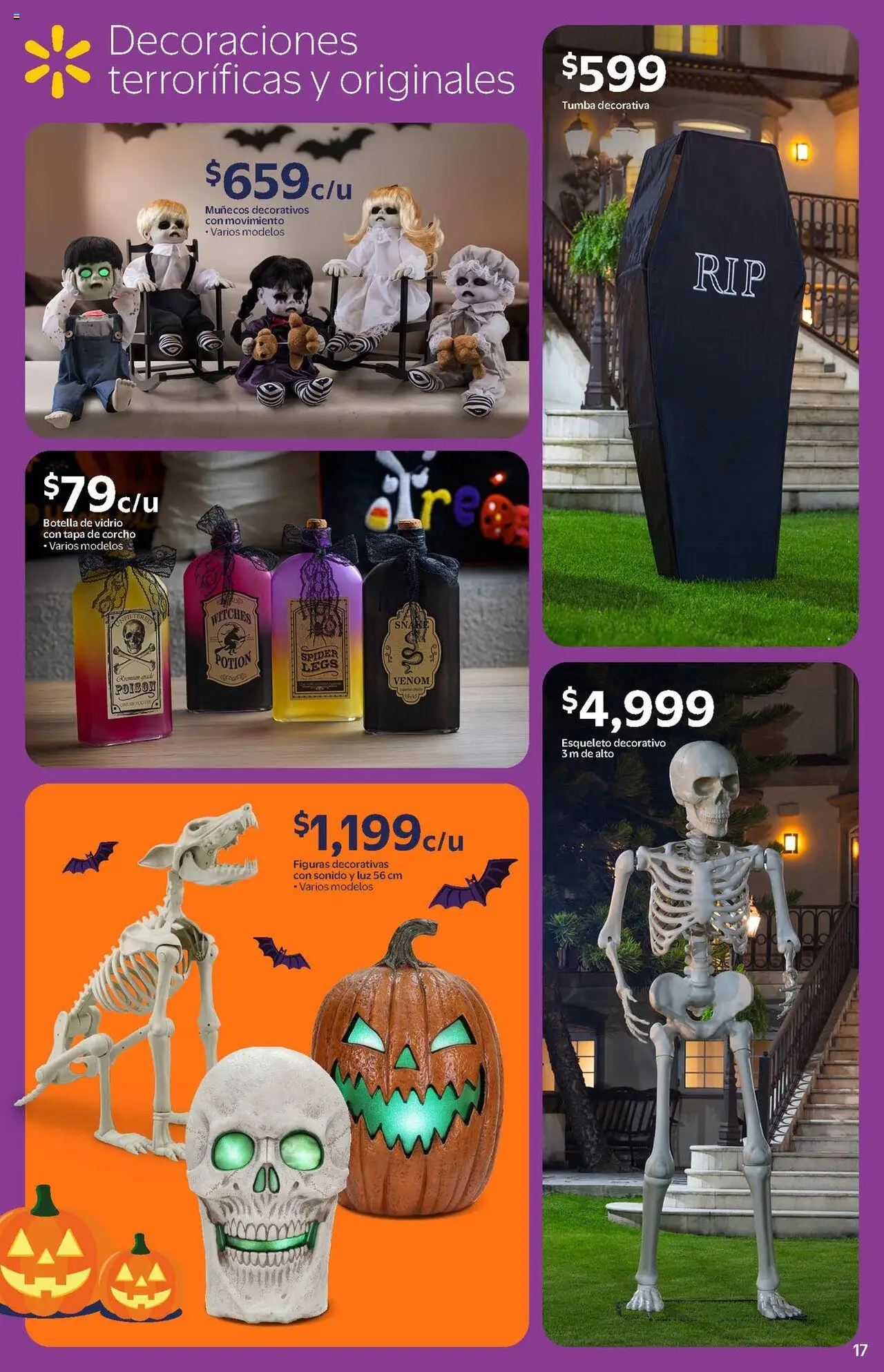Nuevas ofertas de Walmart válidas en toda la República Mexicana desde el 22.09.2025. ¡Encuentra las mejores ofertas en Walmart - Folleto Halloween! | Página: 17 | Productos: Botella