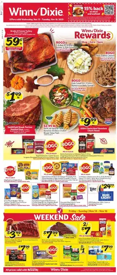 Preview of Winn Dixie weekly ads valid from 12.11.2025