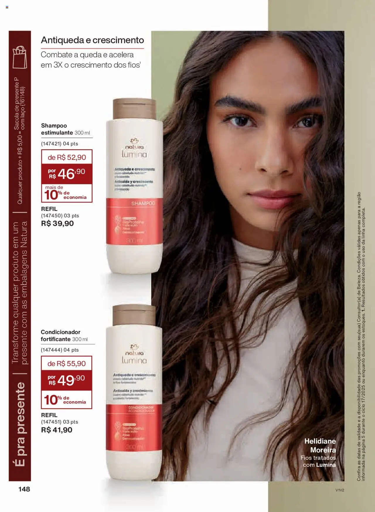 Natura Folheto - válido de 14.10.2025 | Página: 148 | Produtos: Shampoo, Condicionador