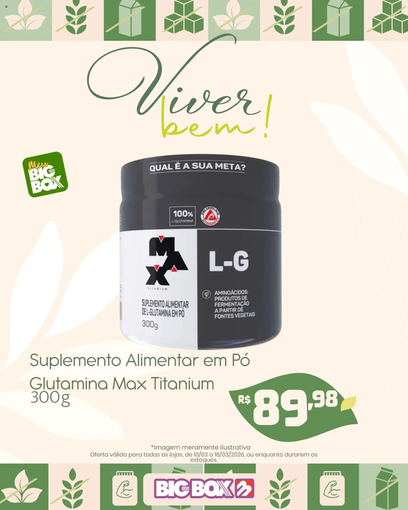 Big Box Folheto - válido de 10.03.2026 | Página: 4 | Produtos: Glutamina, Pó