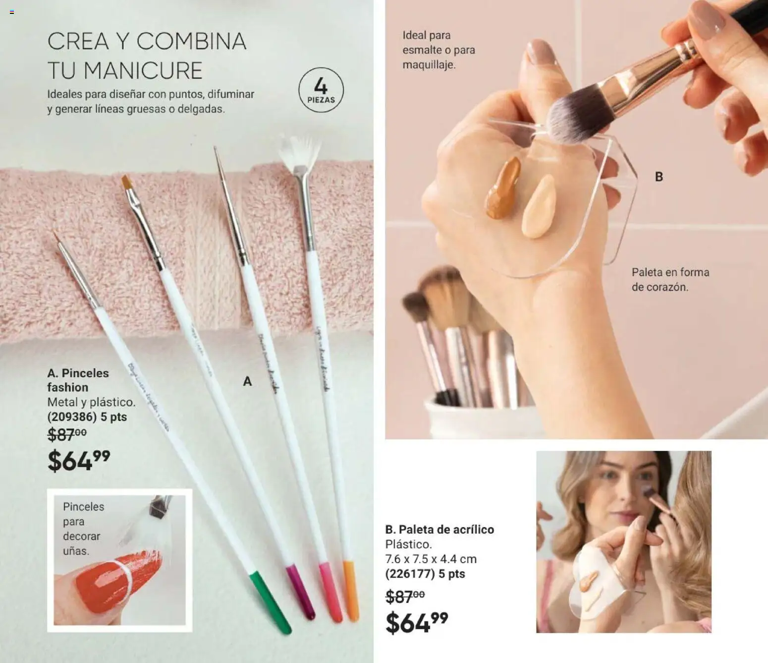 Nuevas ofertas de AVON válidas en toda la República Mexicana desde el 08.05.2026. ¡Encuentra las mejores ofertas en AVON Casa & Estilo 8 2026! | Página: 129 | Productos: Paleta