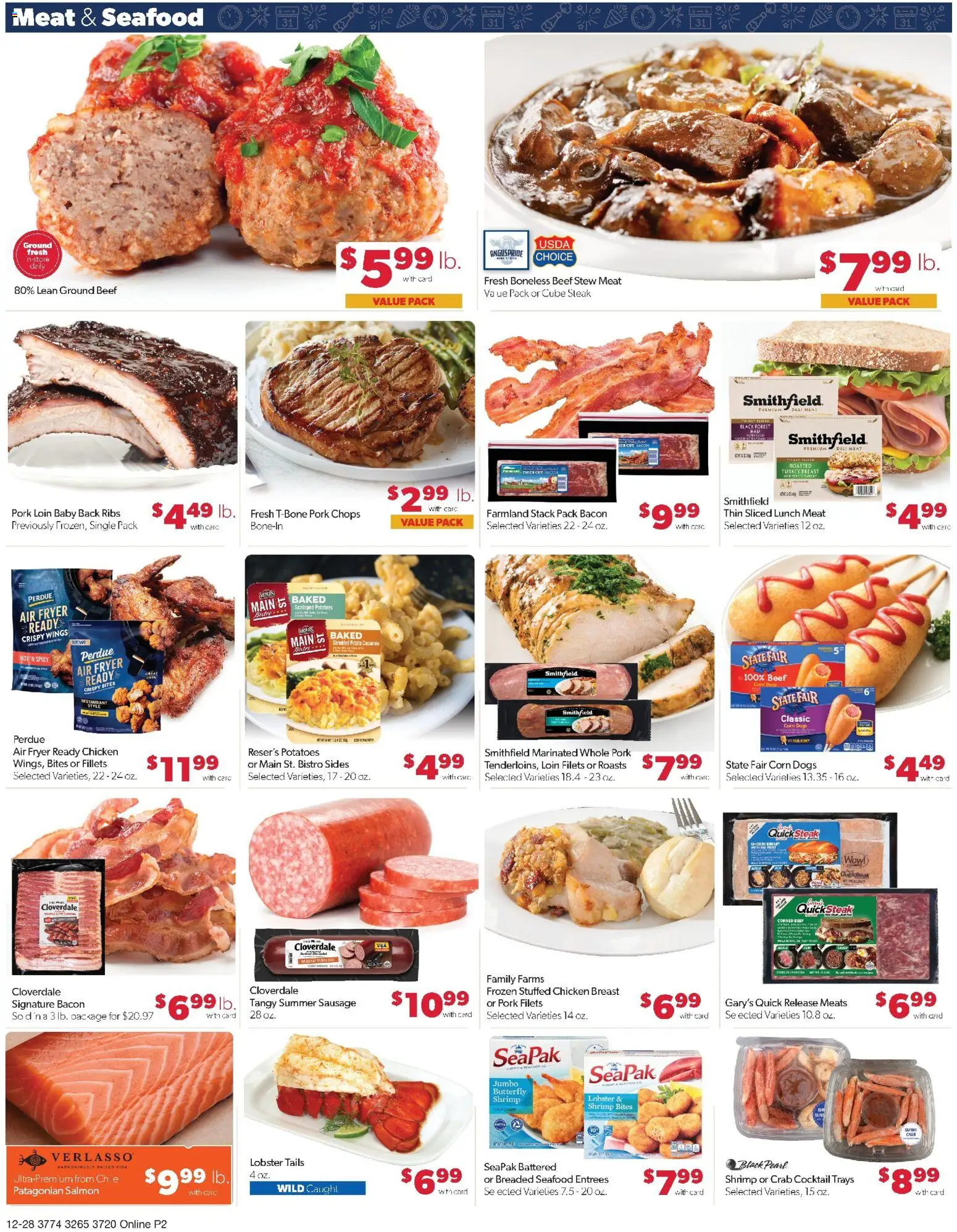 Family Fare Weekly Ad - IA - valid from 28.12.2025 | Page: 6 | Products: Fryer, Pork, Beef, Sausage