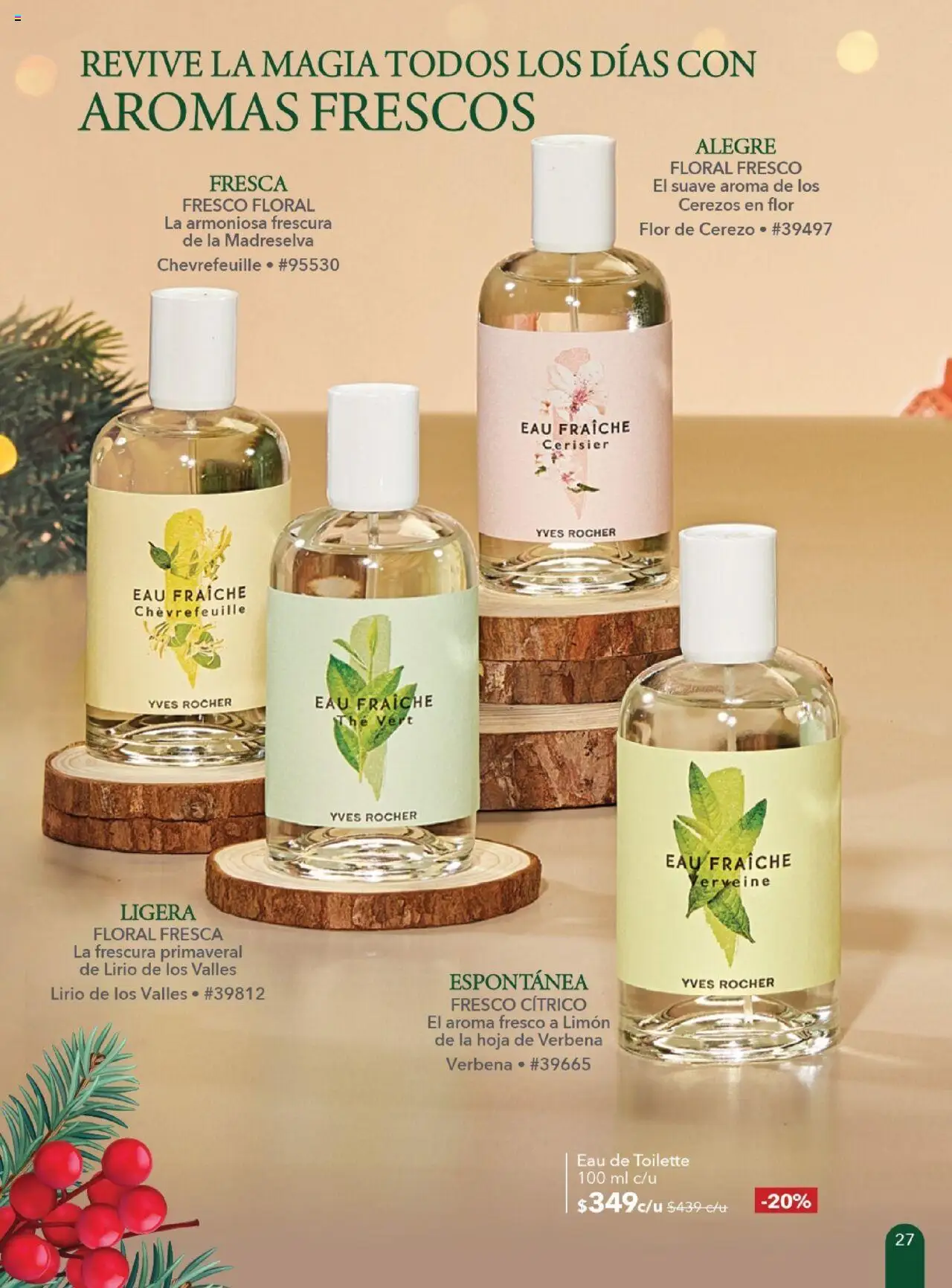 Nuevas ofertas de Yves Rocher válidas en toda la República Mexicana desde el 28.10.2025. ¡Encuentra las mejores ofertas en Yves Rocher - Campaña 15 2025! | Página: 27 | Productos: Limón, Eau de toilette