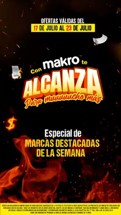 Vista previa Makro ofertas Especiales válido desde el 17.07.2025
