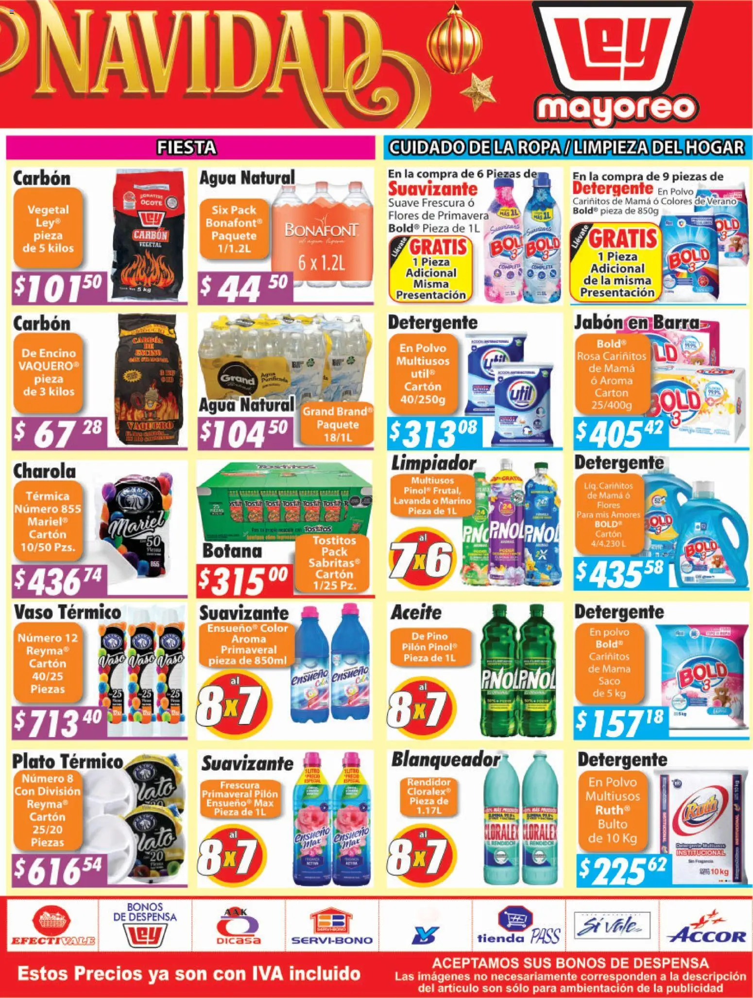 Nuevas ofertas de Casa Ley válidas en toda la República Mexicana desde el 29.12.2025. ¡Encuentra las mejores ofertas en Casa Ley folleto Sinaloa! | Página: 3 | Productos: Ropa, Barra, Despensa, Jabón