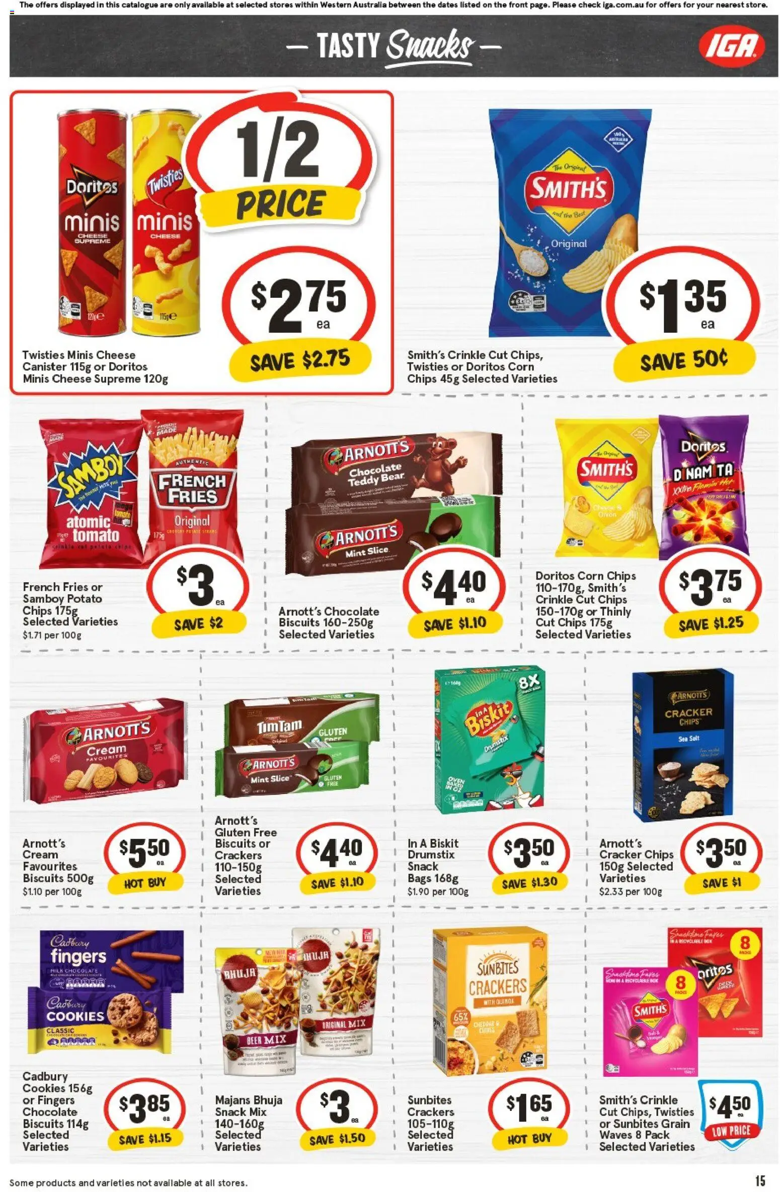 IGA catalogue - valid from 05.11.2025 | Page: 15 | Products: Milk, Cream, Biscuits, Oven