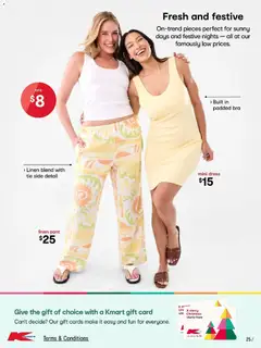 Preview of Kmart - Gifting #2 - valid from 11.12.2025 | Page: 25 | Products: Linen, Dress, Bra, Tie