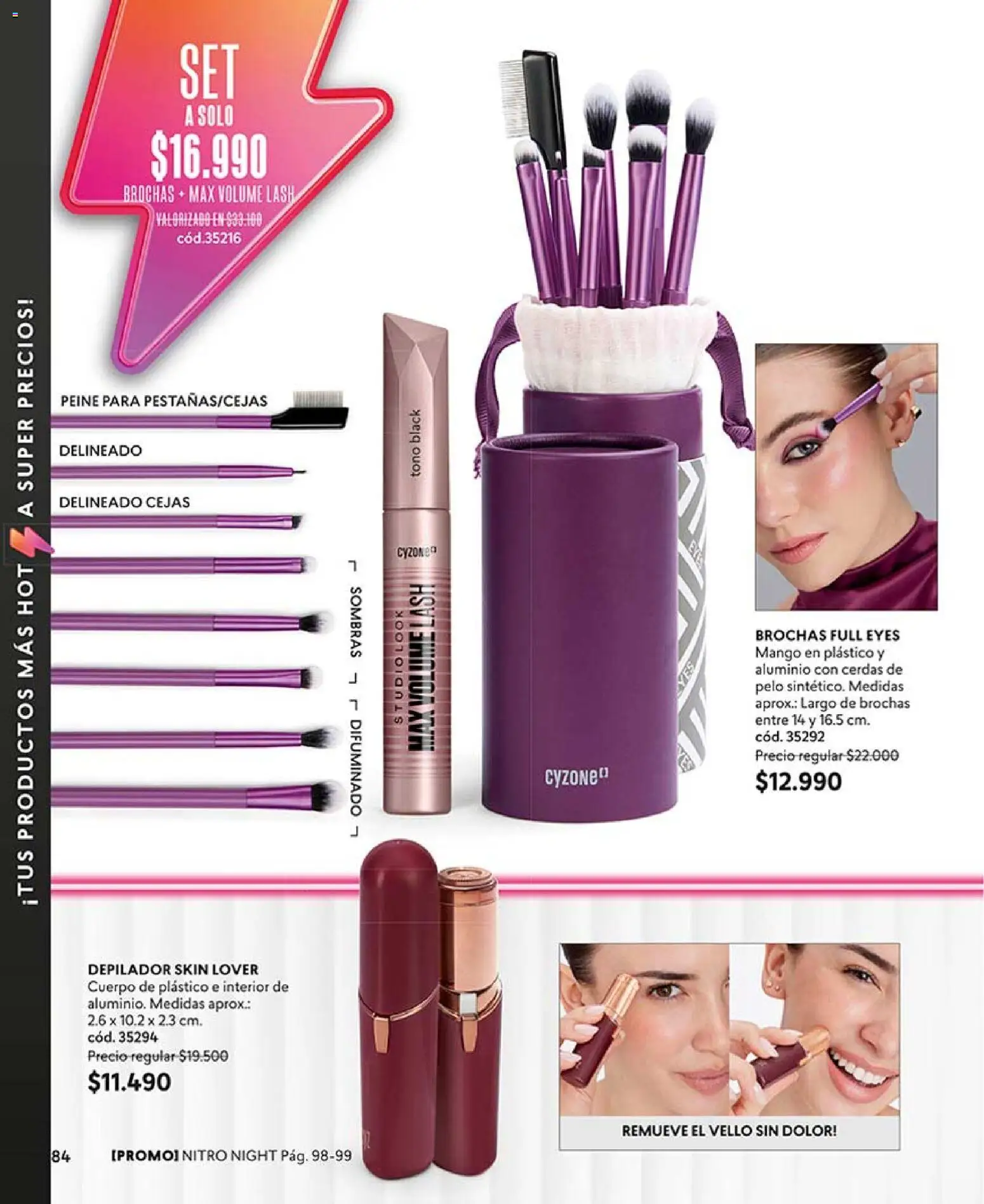 Catálogo CyZone Campaña 8 │ válido desde el 29.04.2026 | Página: 84 | Productos: Mango, Depilador, Peine