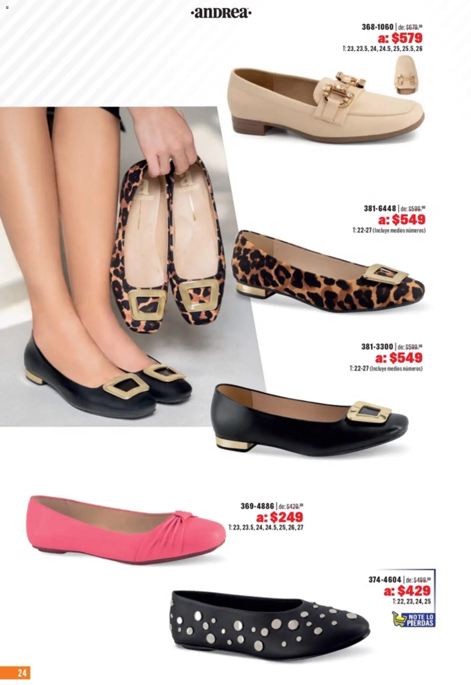 Nuevas ofertas de Andrea válidas en toda la República Mexicana desde el 05.04.2026. ¡Encuentra las mejores ofertas en Andrea catálogo Outlet! | Página: 24