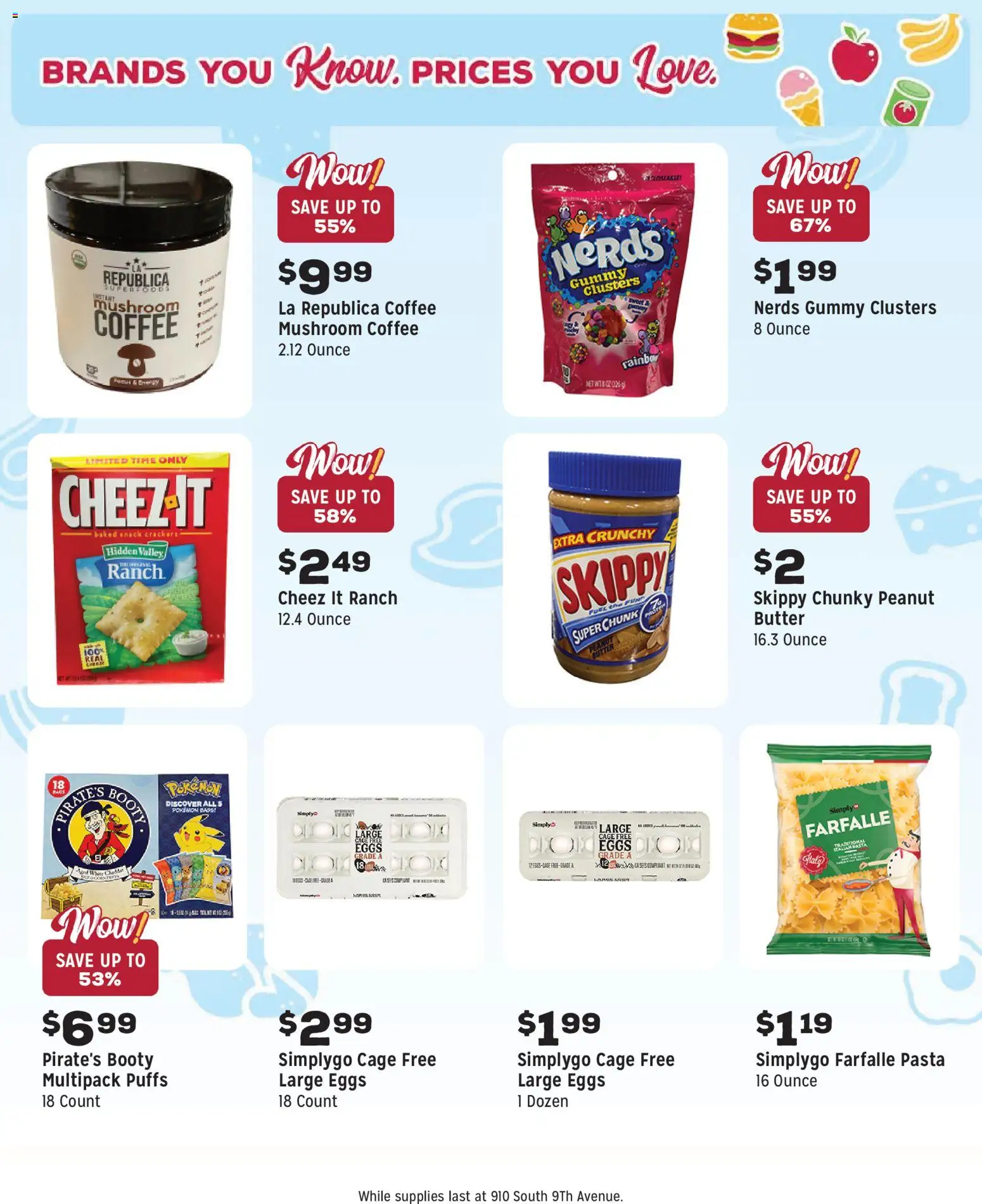 Grocery Outlet Weekly Ad - WA - valid from 12.11.2025 | Page: 10 | Products: Butter, Eggs, Coffee, Pasta