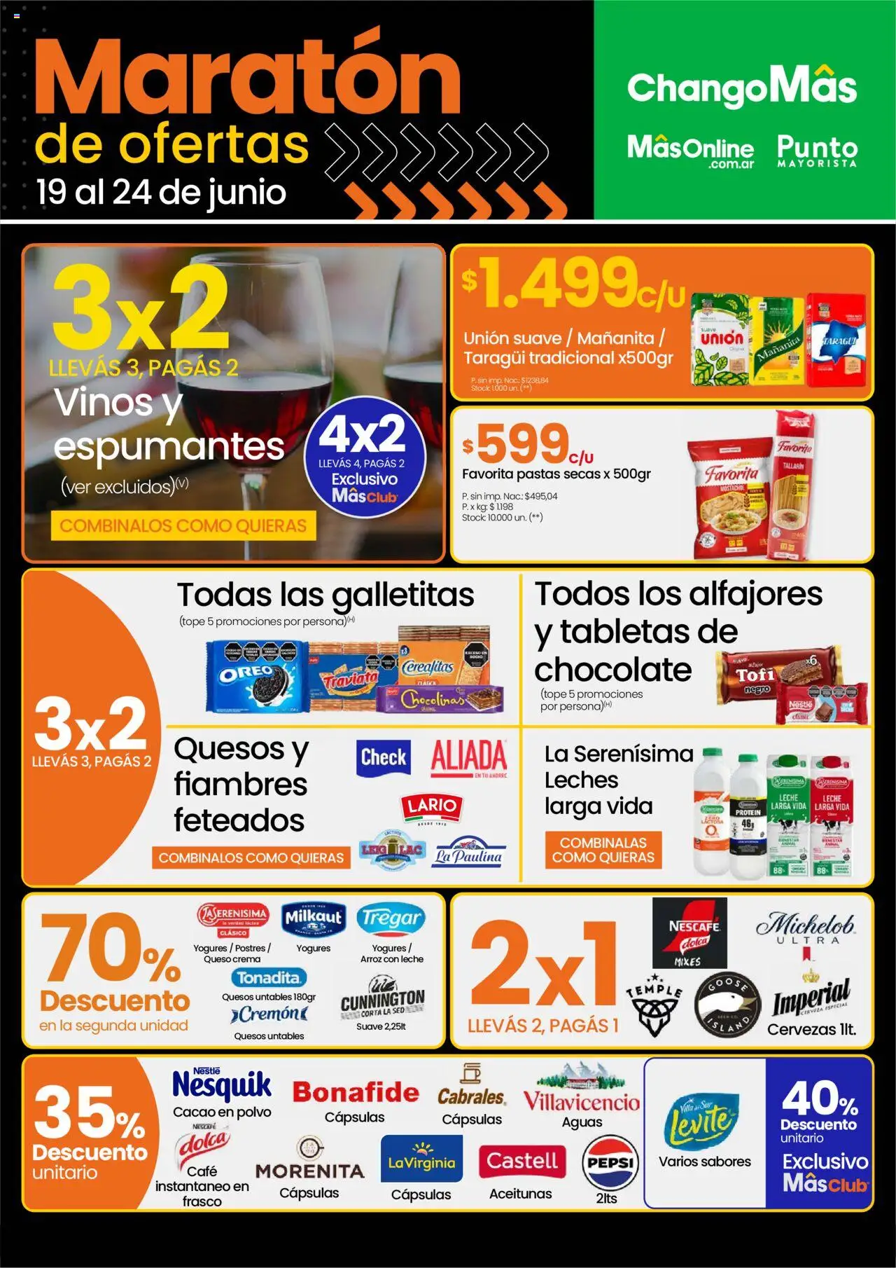 Changomas ofertas │ válido desde el 19.06.2025 | Página: 9 | Productos: Queso crema, Leche, Queso, Crema