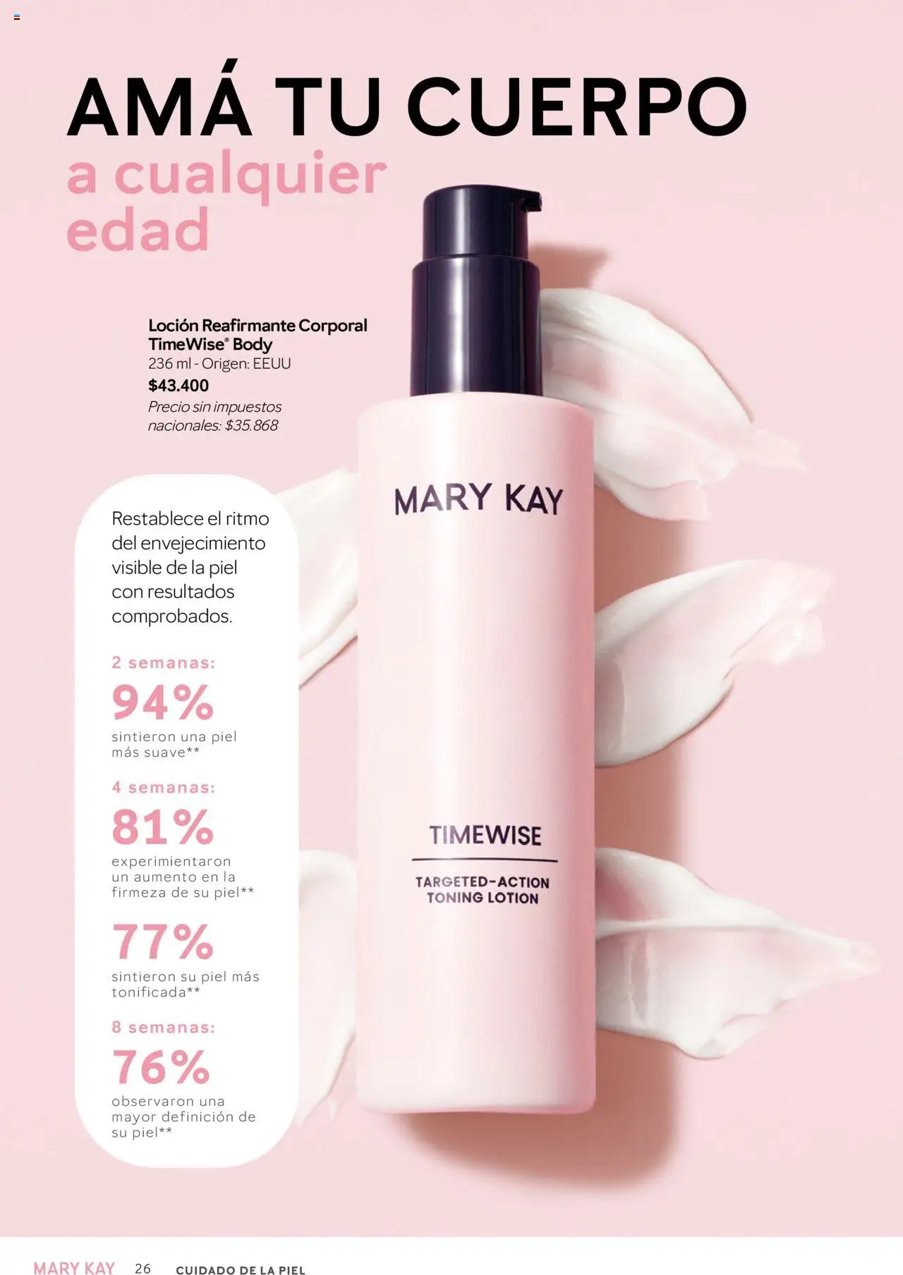 Mary Kay catálogo Invierno │ válido desde el 01.07.2025 | Página: 26 | Productos: Body, Loción