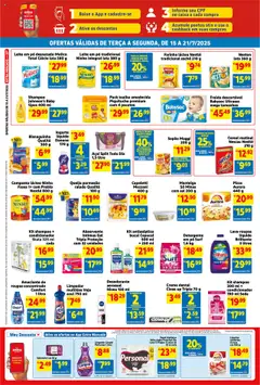 Extra Folheto - válido de 15.07.2025 | Página: 2 | Produtos: Leite, Pizza, Creme, Amaciante